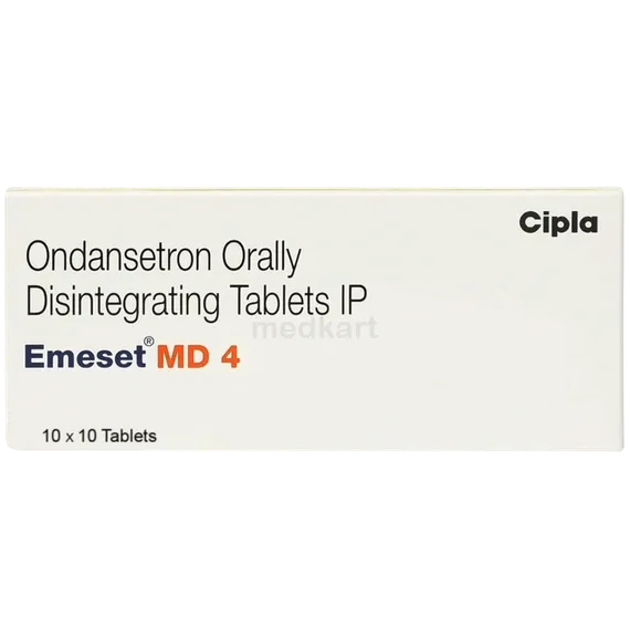 emeset 4mg tablet 10's